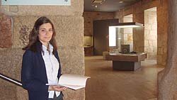 Ana Tavares tornou as visitas de invisuais mais aut�nomas