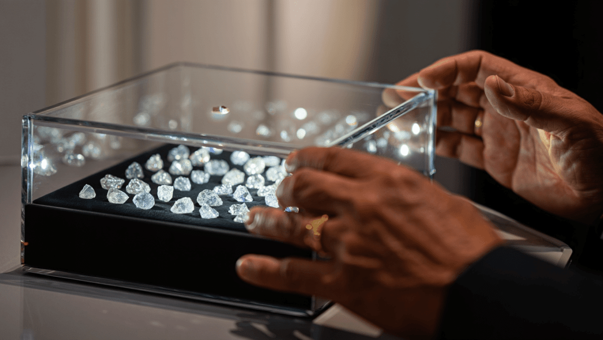 Angola vai vender em leilão online 35 diamantes com 10,80 quilates