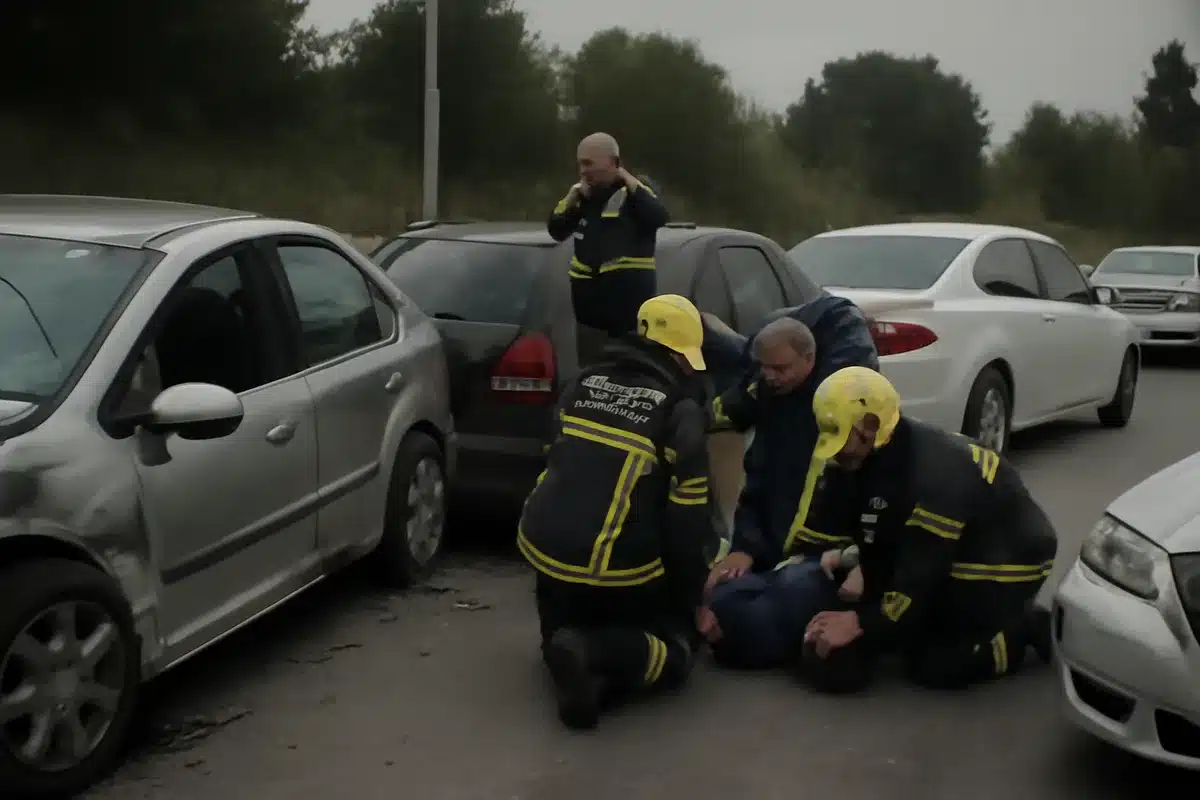 O acidente e as vítimas — Um automóvel saiu da estrada e embateu em três veículos estacionados, segundo informou o Comando Sub-regional de Emergência e Proteção Civil da Região de Coimbra à agência Lusa. No total, quatro viaturas ligeiras ficaram envolvidas