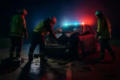 Despiste na marginal de Figueira da Foz faz três carros colidir e deixa uma pessoa em estado grave