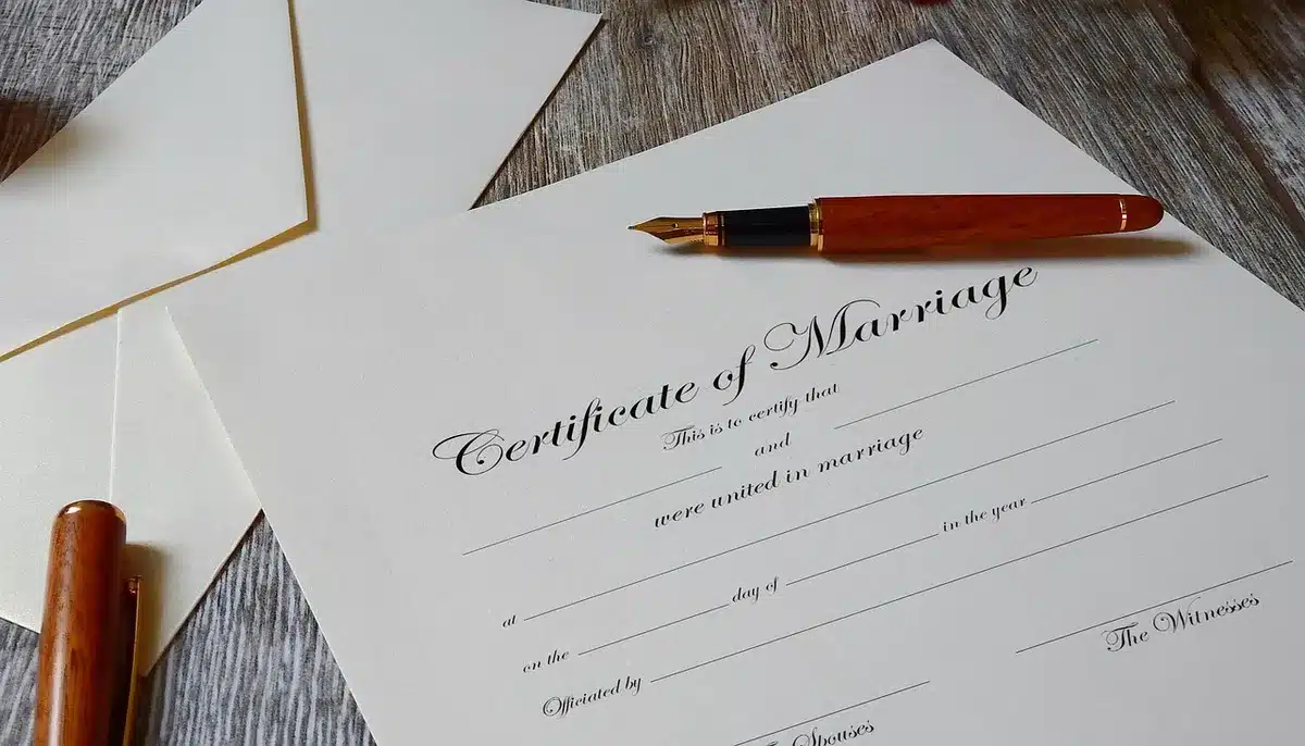 Pilha de documentos e formulários sobre uma mesa de escritório