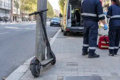 Colisão de trotinete em Viana do Castelo fere um jovem