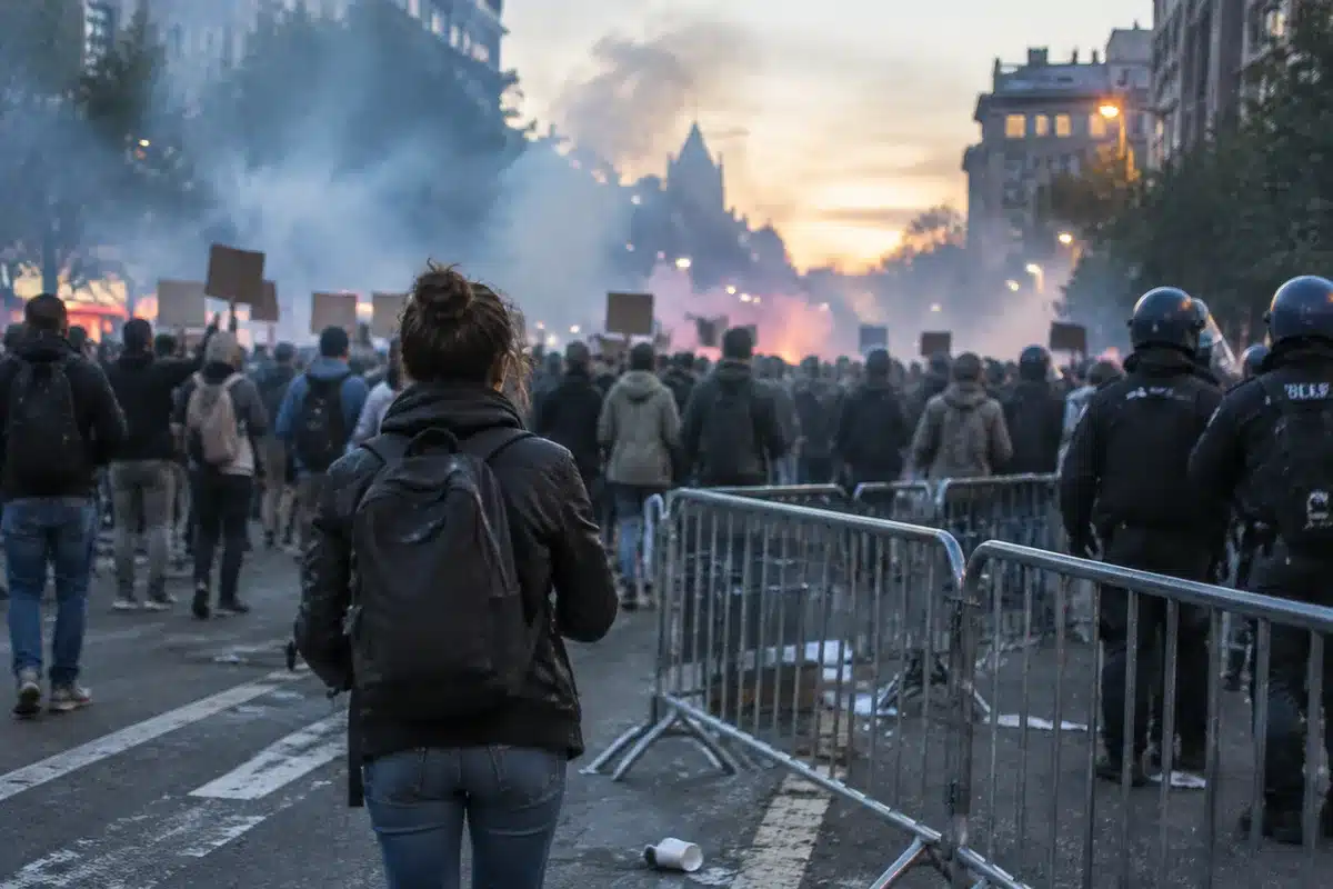 Protesto sindical na Bélgica acaba em confrontos e regista dezenas de detidos